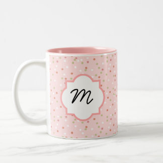 Confetti Cake • Pink Buttercream Frosting Two-Tone Coffee Mug