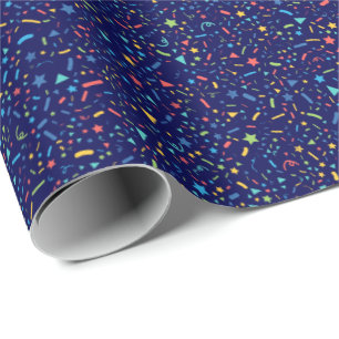 Confetti Celebration Wrapping Paper