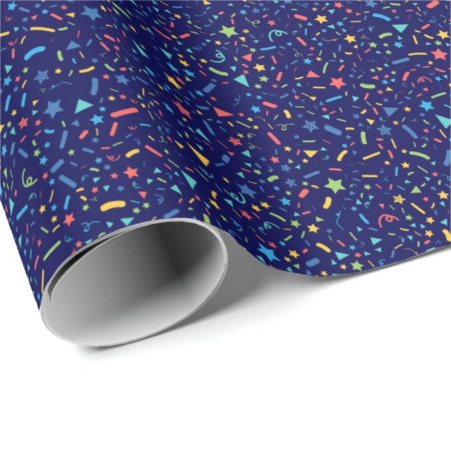 Confetti Celebration Wrapping Paper (Roll Corner)