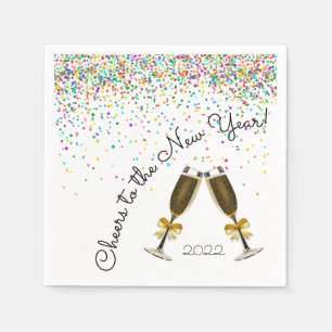 Confetti Champagne Paper Napkin