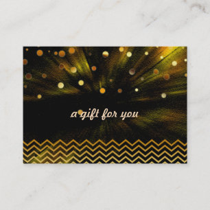 Confetti Chevron Salon and Spa Gift Certificate