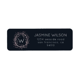 Confetti Classic ⎢Return Address Label Return Address Label