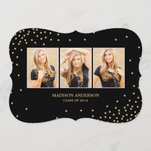 Confetti Collection   Graduation Party Invitation