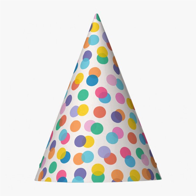 Confetti Colorful Polka Dots Kids Party Hat (Creator Uploaded)