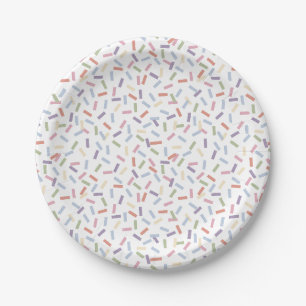 Confetti Conteporary (Sprinkles) Paper Plate