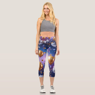 Confetti Countdown Capri Leggings