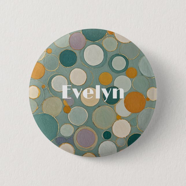 Confetti Currents 6 Cm Round Badge (Front)