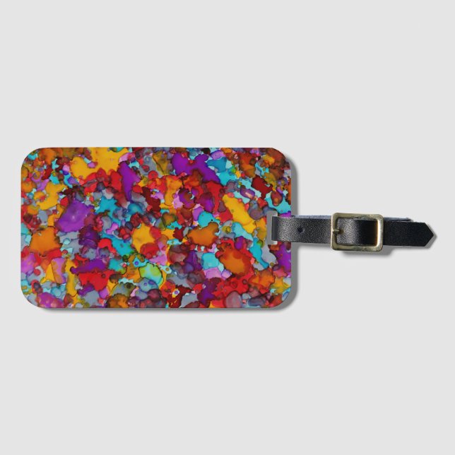 Confetti Dream Luggage Tag (Front Horizontal)