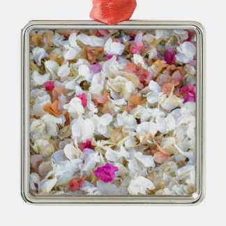 CONFETTI dried flowers Metal Ornament