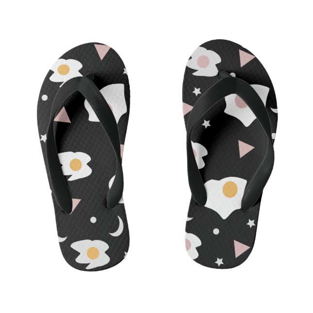 Confetti Eggs Stars Shapes Kid's Thongs (Footbed)