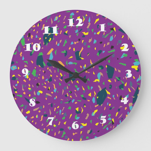 Confetti Explosion Large Clock (Front)