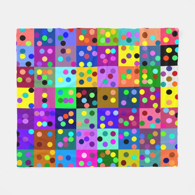 Confetti Fleece Blanket (Front (Horizontal))