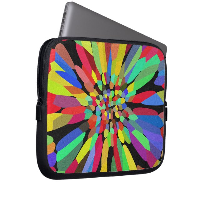 Confetti Flower Laptop Sleeve (Front Right)