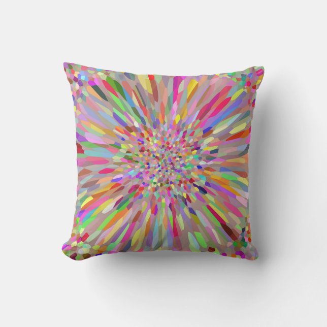 Confetti Flower Summer Cushion (Front)