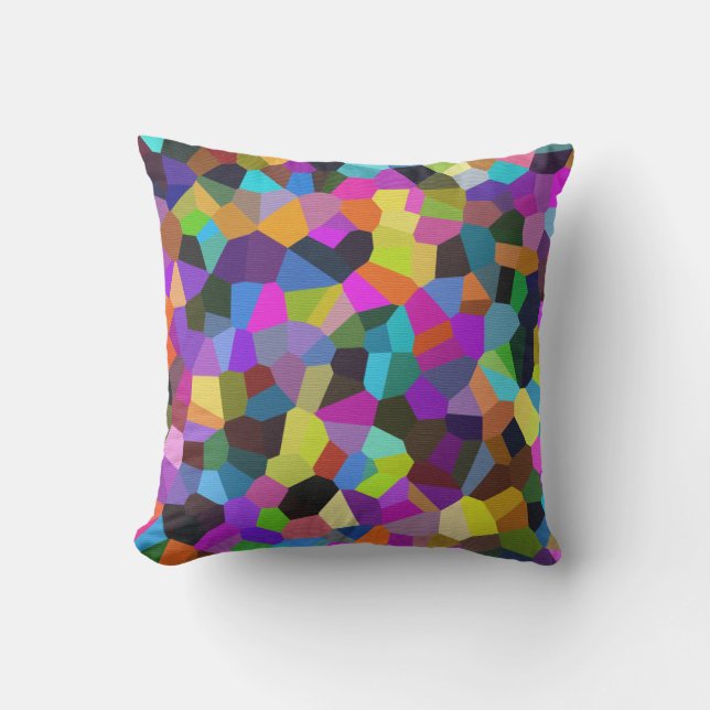 Confetti in Jewel Tones Cushion (Front)