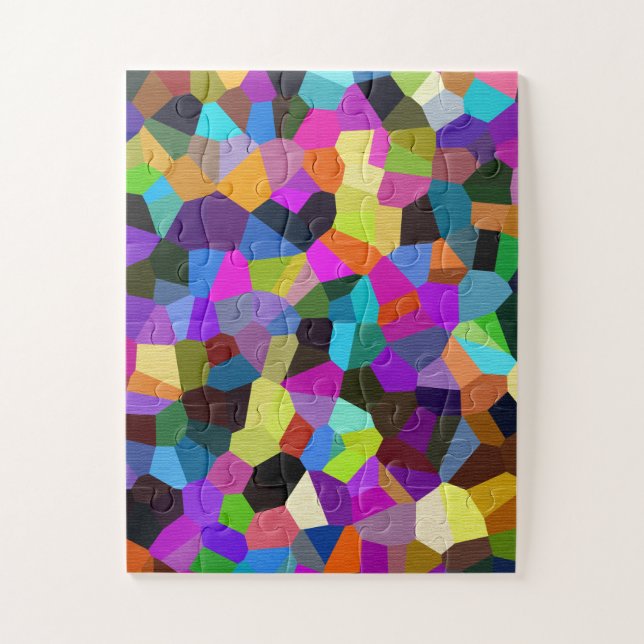 Confetti in Jewel Tones Jigsaw Puzzle (Vertical)