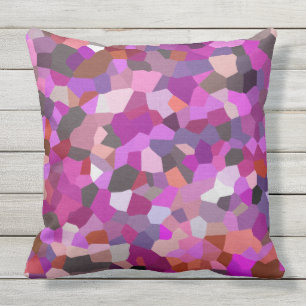 Confetti Magenta Mind Outdoor Cushion
