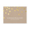 CONFETTI modern cute dot pattern gold foil kraft