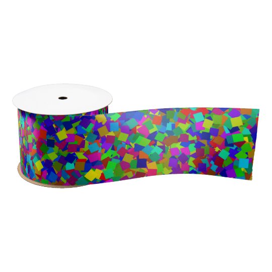 Confetti - Multicolored Satin Ribbon