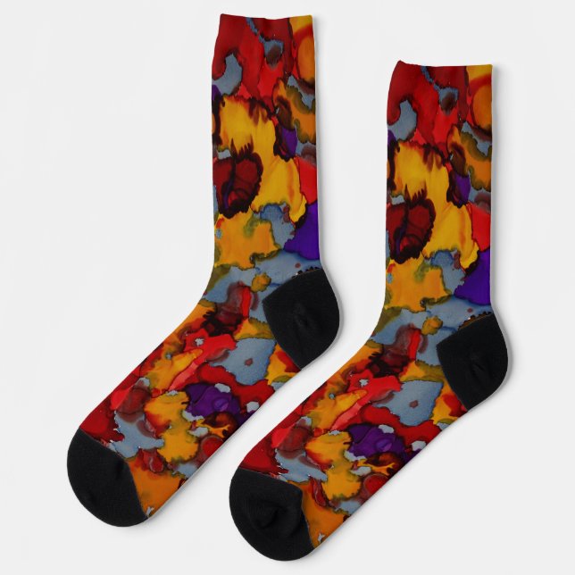 Confetti Nightmare Socks (Left)