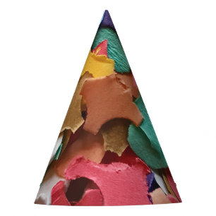 Confetti Party Carnival Colourful Paper Pieces Hat