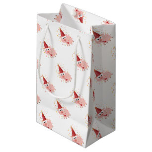 Confetti Party Pig Small Gift Bag