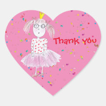 Confetti Party Pink Sticker