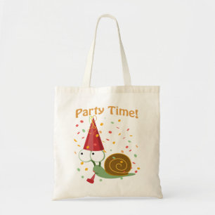 Confetti Party Time! Snail Tote Bag
