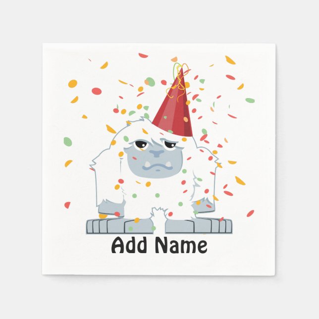 Confetti Party Yeti Napkin (Front)