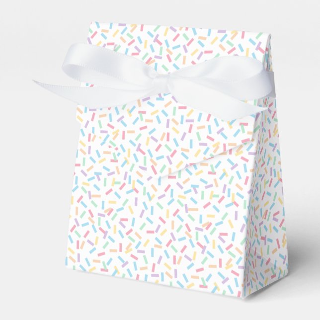 Confetti Pastels (Sprinkles) Favour Box (Front Side)