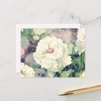 Confetti Peony Parade Postcard