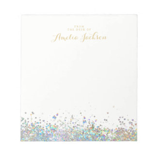 Confetti Personalised Notepad Stationery