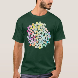 Confetti Plaids Party Rainbow T-Shirt