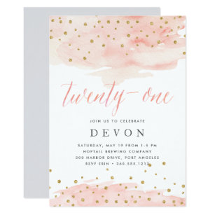 Confetti Pop | 21st Birthday Party Invitation