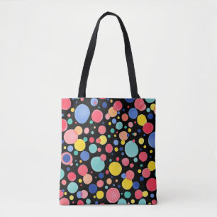 Confetti Pop - black Tote Bag