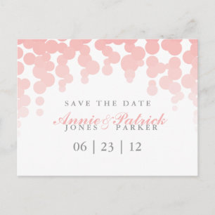 Confetti Save the Date Postcard