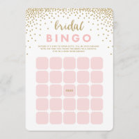 Confetti Shower | Bridal Bingo Cards