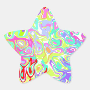 Confetti Star Stickers ~ custom to personalise!