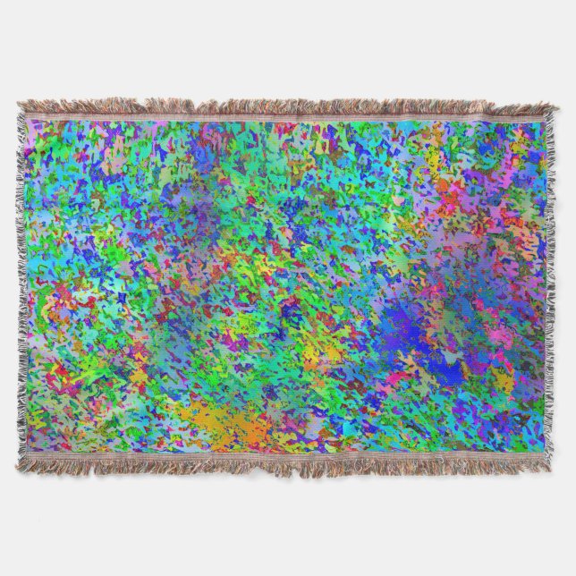 Confetti Storm Throw Blanket (Front)