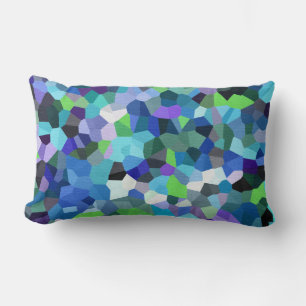Confetti Violet Blues Lumbar Cushion