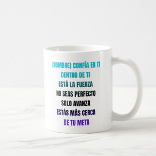 CONFIA IN TI GIFT CUSTOM FOR (NAME) COFFEE MUG