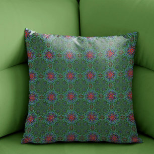 Confianza textile texture mandala pattern cushion
