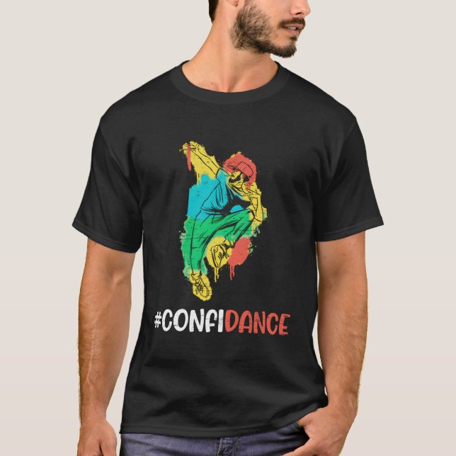 Confidance Dance Moves Dance Instructor T-Shirt (Front)