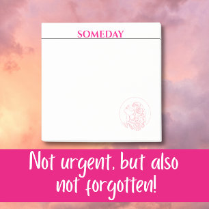 Confidence and Beauty Someday Coordinating  Post-it Notes