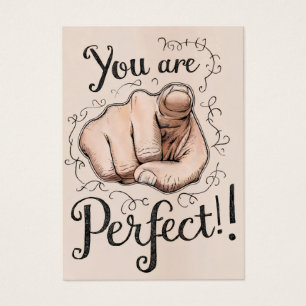 Confidence Boost You Are Perfect Profile Card