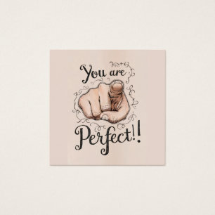 Confidence Boost You Are Perfect Profile Card