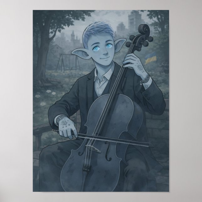 Confidence / Cellist / Park Poster (Front)