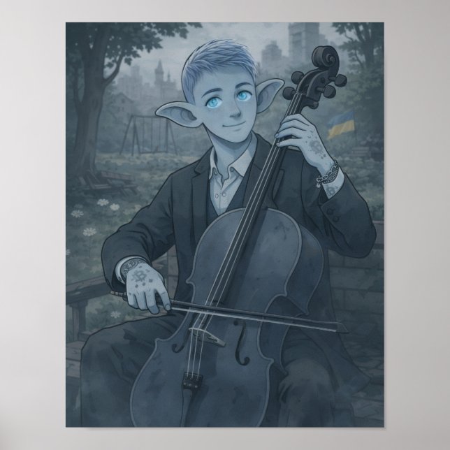 Confidence / Cellist / Park Poster (Front)