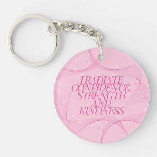 Confidence, Kindness, Spiritual, Inspirational Key Ring