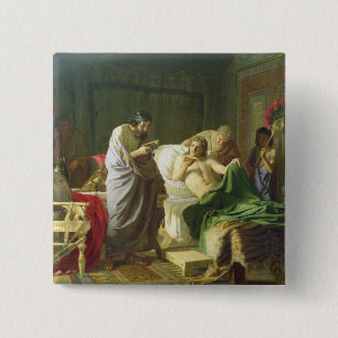Confidence of Alexander the Great 15 Cm Square Badge